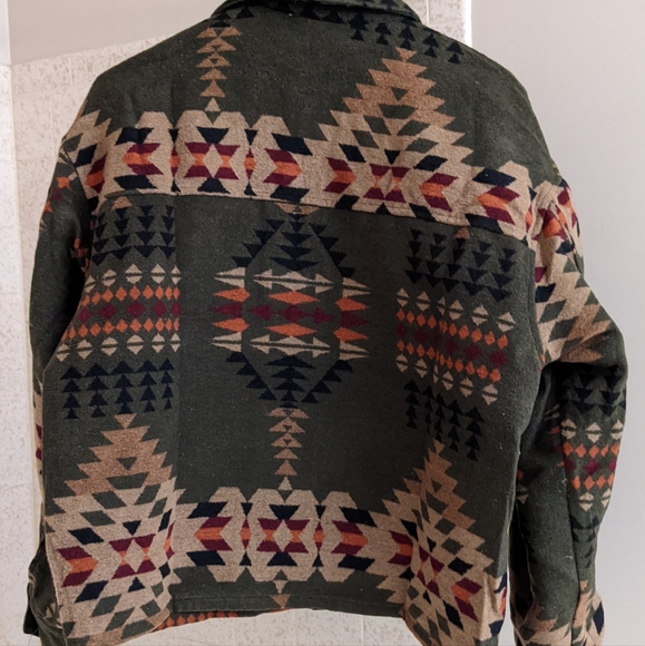 Aztec print shacket - Picture 2 of 2